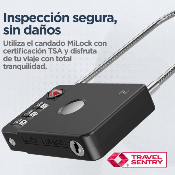 Muvit MiLi MiLock Duo Candado Localizador Inteligente Negro Muvit MiLi MiLock Duo Candado Localizador Inteligente Negro
